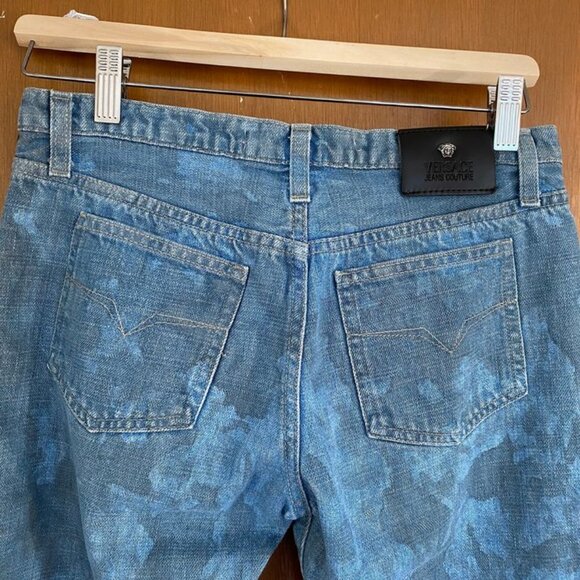 Vintage 90's Versace Cloudy Sky Jeans - Picture 4 of 8